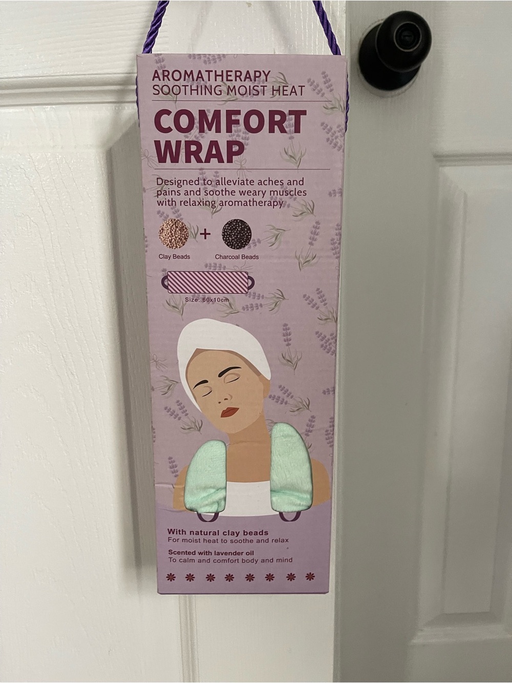 Comfort Wrap Aromatherapy Neck & Shoulder Heat Pad - Mint